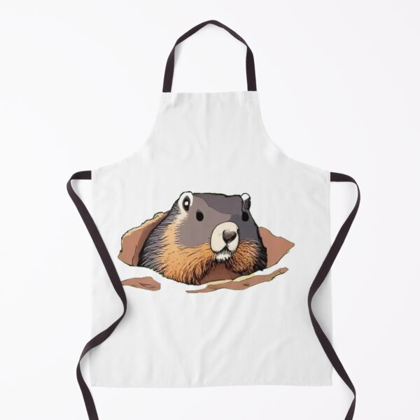 Item preview, Little groundhog coming out of a hole designed and sold by GroundhogMs.