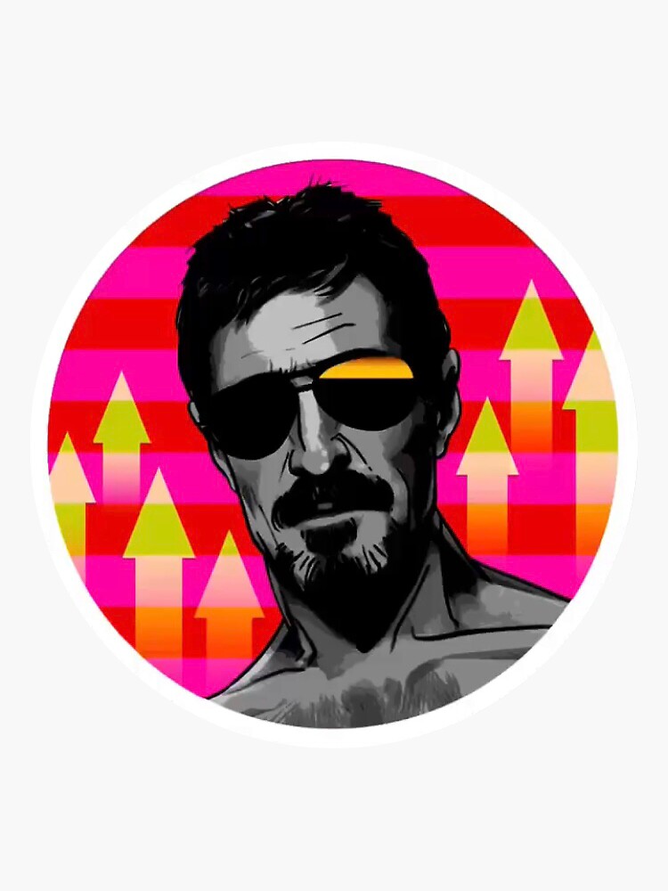 Thumbnail 3 of 3, Sticker, McAfee designed and sold by CatCom.