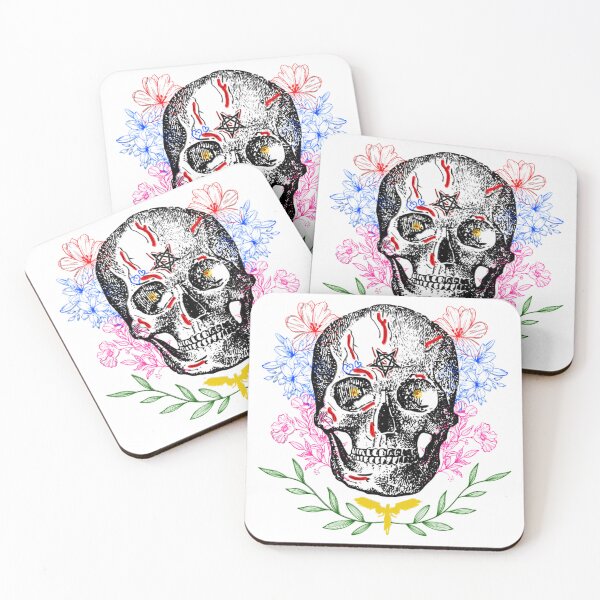 Item preview, Skull and Flowers - Flowers & Skull Design  designed and sold by Twaingrant.
