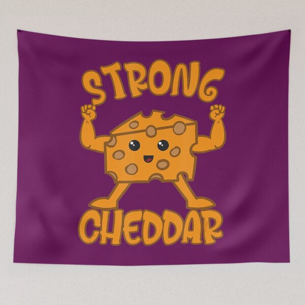 Item preview, Funny Strong Cheddar Cheese Muscles Gym Fitness Workout 		 designed and sold by kxzfskcq61.