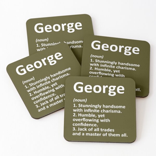 Item preview, GEORGE Definition Personalized Name Funny Birthday 	 Idea 		 designed and sold by wnpqfwmrl28.
