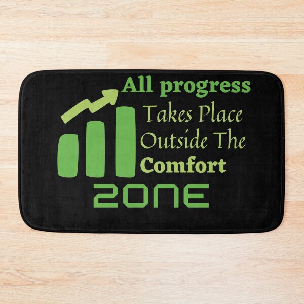 Item preview, ALL PROGRESS TAKES PLACE OUTSIDE THE COMFORT ZONE PERSONAL DEVELOPMENT GIFTS designed and sold by light-artist.