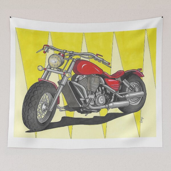 Item preview, Motorcycle Biker Bike designed and sold by DorysStories.