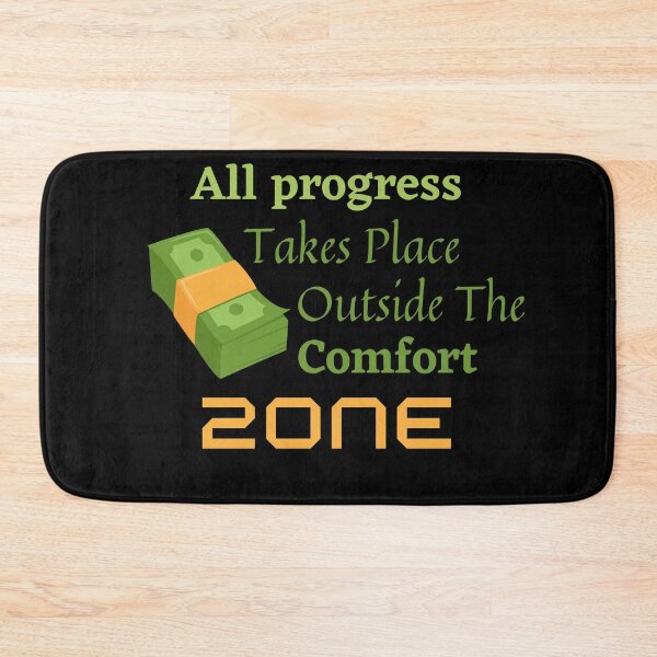 Item preview, ALL PROGRESS TAKES PLACE OUTSIDE THE COMFORT ZONE PERSONAL DEVELOPMENT GIFTS designed and sold by light-artist.