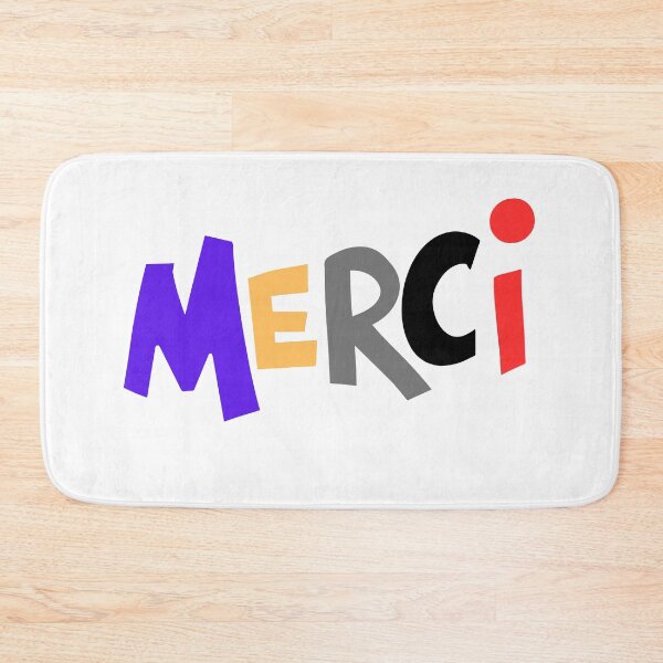 Item preview, merci thank you in french designed and sold by puyparole.