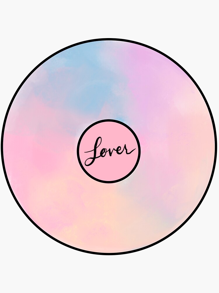 Taylor Swift Lover Record | Sticker