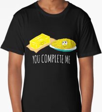 You Complete Me Butter and Corn Long T-Shirt