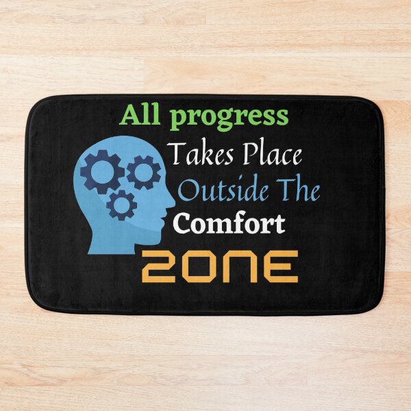 Item preview, ALL PROGRESS TAKES PLACE OUTSIDE THE COMFORT ZONE PERSONAL DEVELOPMENT GIFTS designed and sold by light-artist.