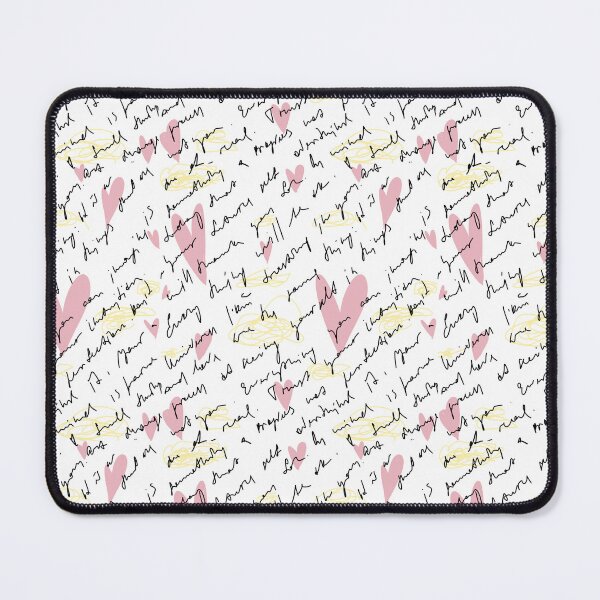 Item preview, Scribble pink heart hand written seamless pattern designed and sold by Yana Mustafina | Boho Soulful Designs.