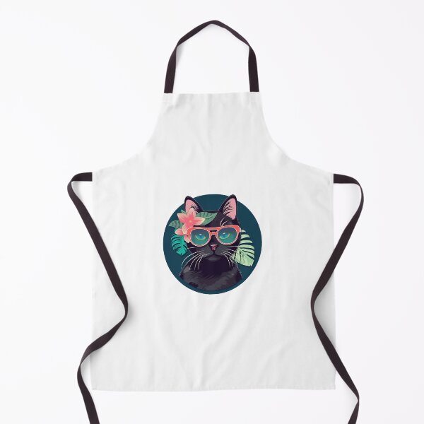 Item preview, Tropical black cat designed and sold by Len-adeu.