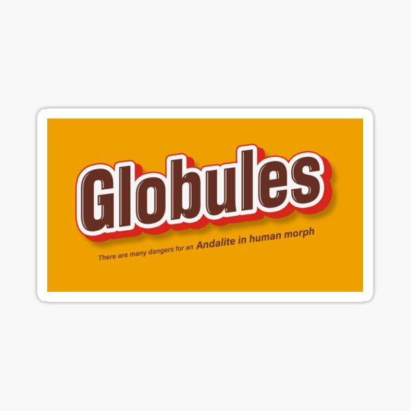 BROWN GLOBULES Sticker