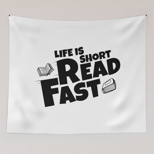 Item preview, Life is short read fast designed and sold by shmodev.
