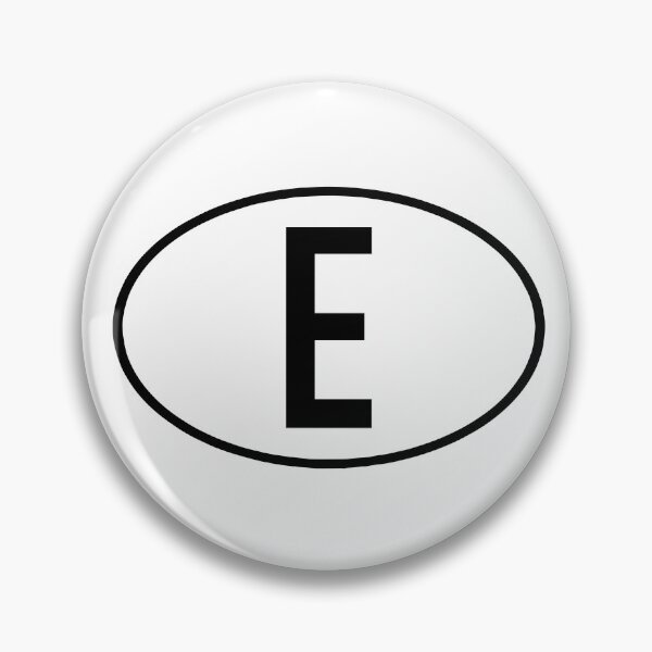 Item preview, E of Spain Sticker designed and sold by okmultimedia.