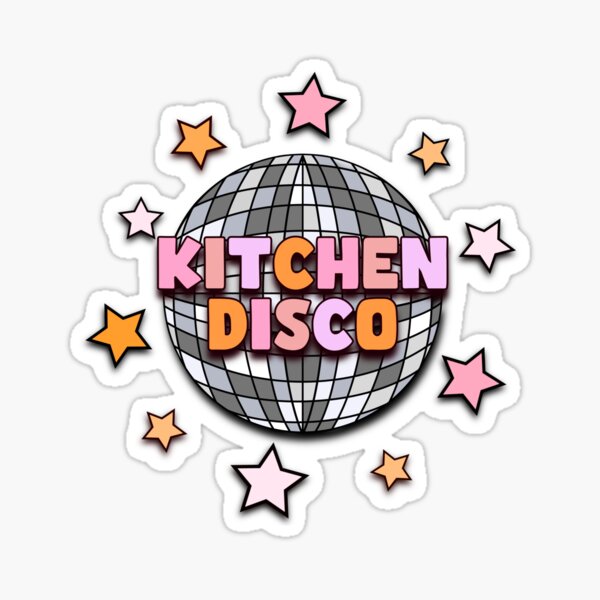 Disco Mirrorball Sticker Disco Aesthetic, Disco Stickers, Party Stickers 