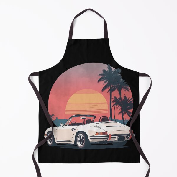 Item preview, Coche deportivo Vintage Summer Porsche Beach Sunset designed and sold by 8FistsofTees.