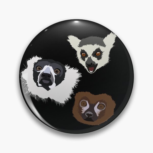 Item preview, Ring tailed lemur, black and white ruffed lemur, red bellied lemur designed and sold by DKBCreations.