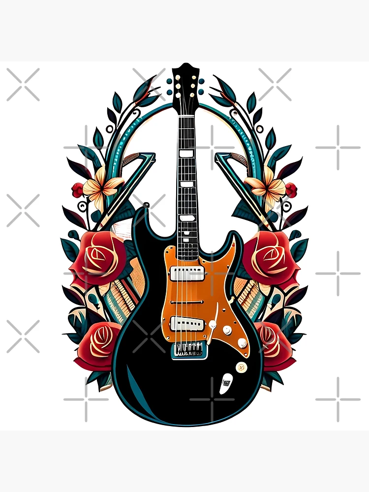 アート・デザイン・音楽 The electric guitar collection flat,750x,075,f-pad,750x1000,