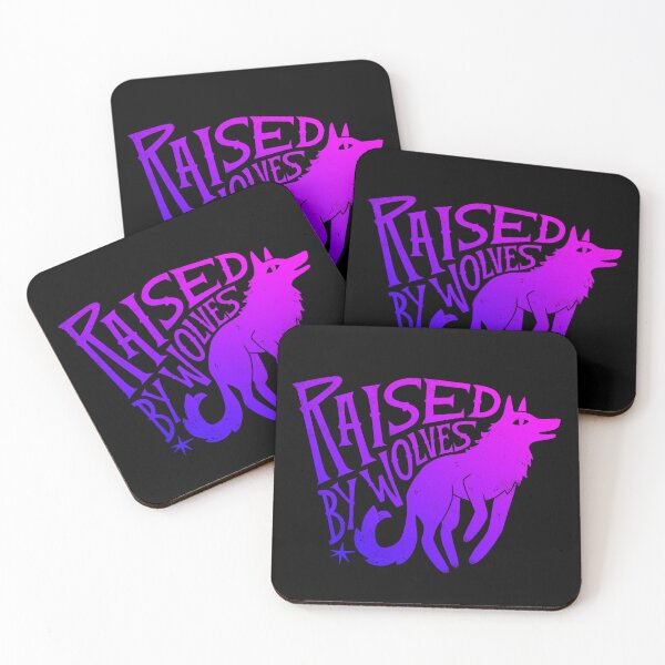 Item preview, Raised by Wolves (neon) designed and sold by grrrenadine.