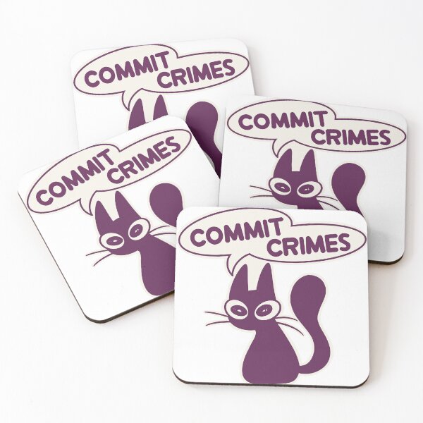Item preview, Commit Crimes Cat designed and sold by DoodleWyrm.
