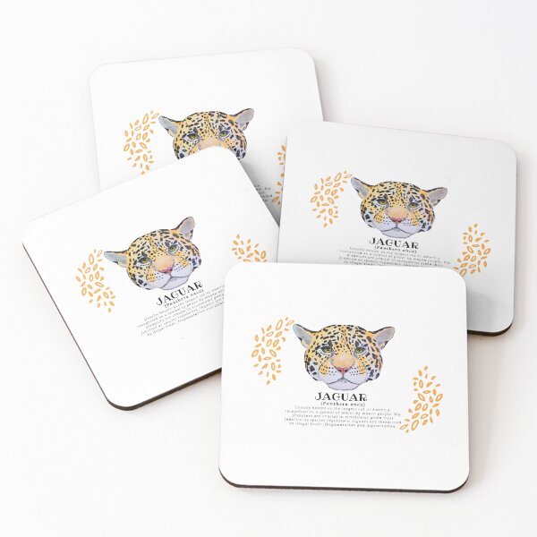 Item preview, Save the jaguar - jaguar face and wildlife illustration designed and sold by DaniOpossum95.