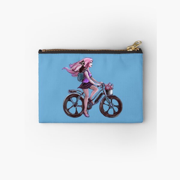 Item preview, Girl with cat on the bicycle designed and sold by Ximera888Art.