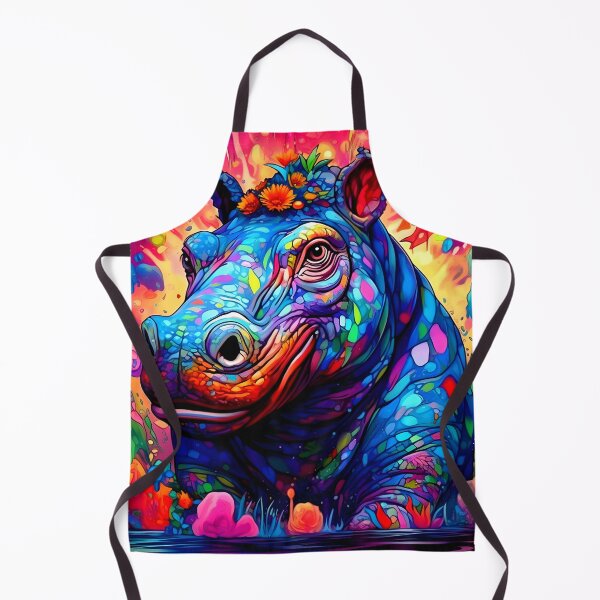 Item preview, Rainbow Hippo designed and sold by NRGArtwork.
