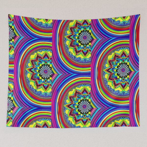 Item preview, Mandala with rainbow colors designed and sold by Earth Nature Creations.