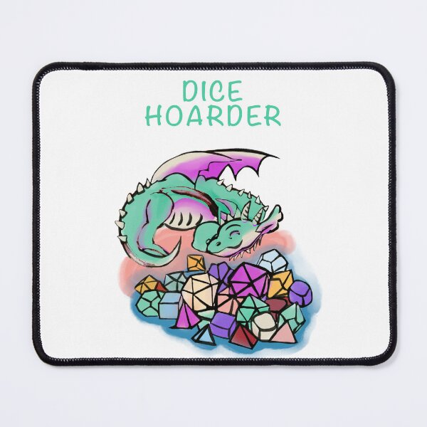 Item preview, Dice Hoarder - Little Dragon Pastel Rainbow designed and sold by joannahliu.