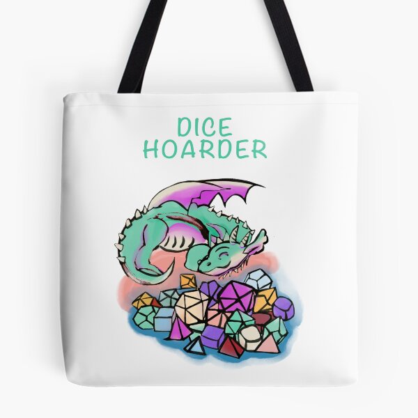 Item preview, Dice Hoarder - Little Dragon Pastel Rainbow  designed and sold by joannahliu.