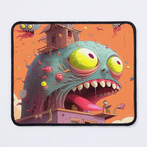 Item preview, Mad Monster House -- It's Hungry! designed and sold by MagicStrawberry.