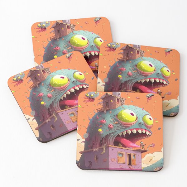 Item preview, Mad Monster House -- It's Hungry! designed and sold by MagicStrawberry.