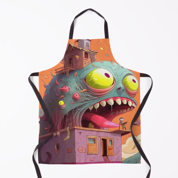 Item preview, Mad Monster House -- It's Hungry! designed and sold by MagicStrawberry.