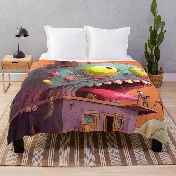 Item preview, Mad Monster House -- It's Hungry! designed and sold by MagicStrawberry.