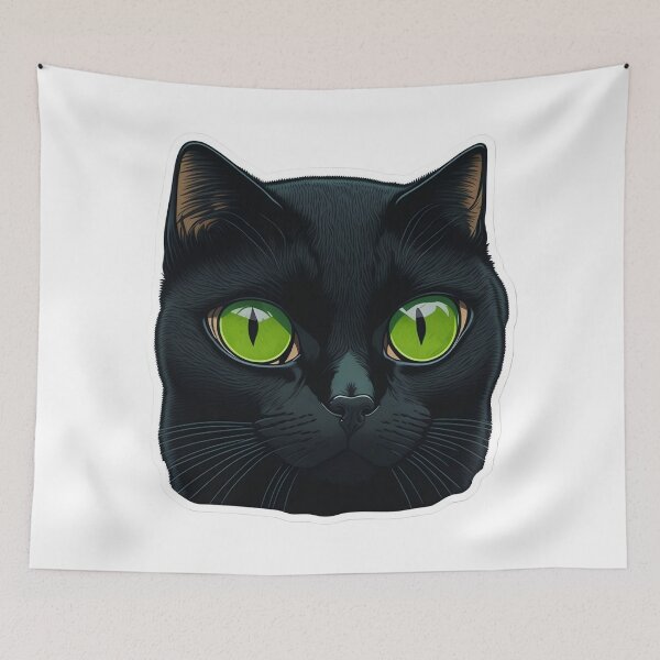 Item preview, Mesmerizing Black Cat designed and sold by Robertworkshop.
