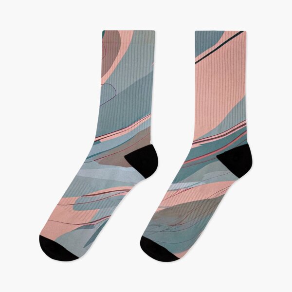 Item preview, Teal and pink abstract art designed and sold by ibelieveimages.