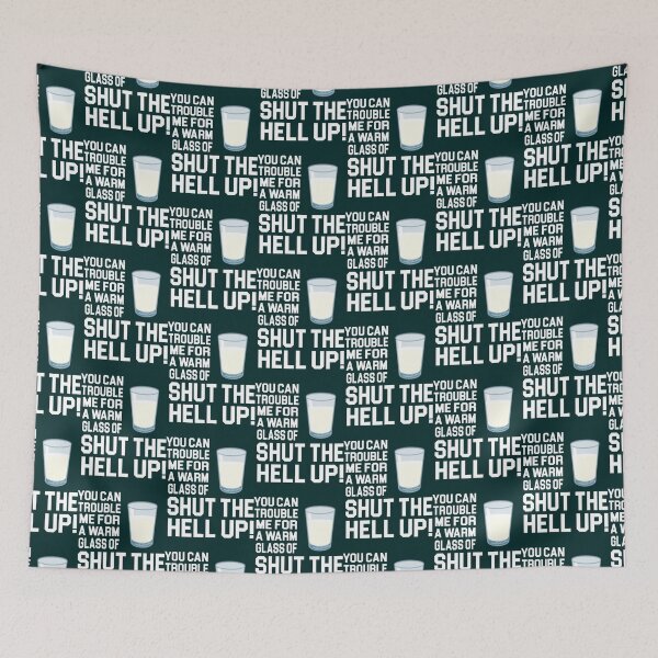 Item preview, Happy Gilmore Quote - You Can Trouble Me For A Warm Glass Of Shut The Hell Up designed and sold by gloriamiles19.