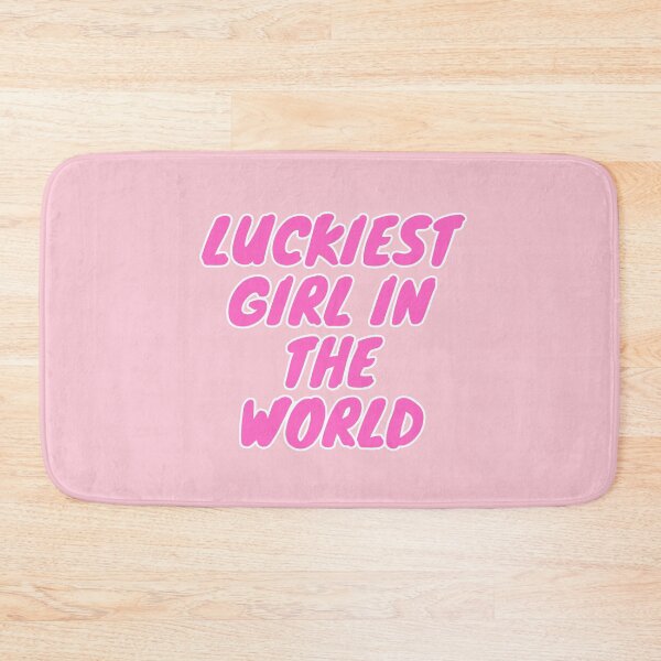 Item preview, Lucky Girl, Luckiest Girl, Lucky, Daily Affirmation, Pink designed and sold by Magic Love Art Print.