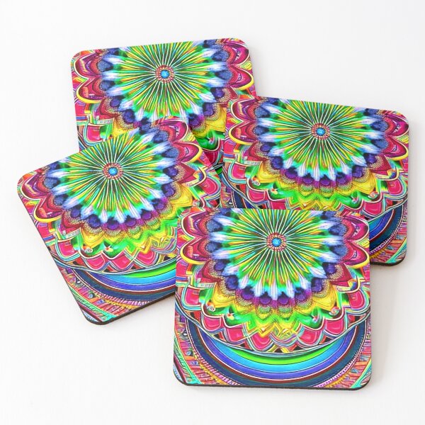Item preview, Mandala with rainbow colors designed and sold by Earth Nature Creations.