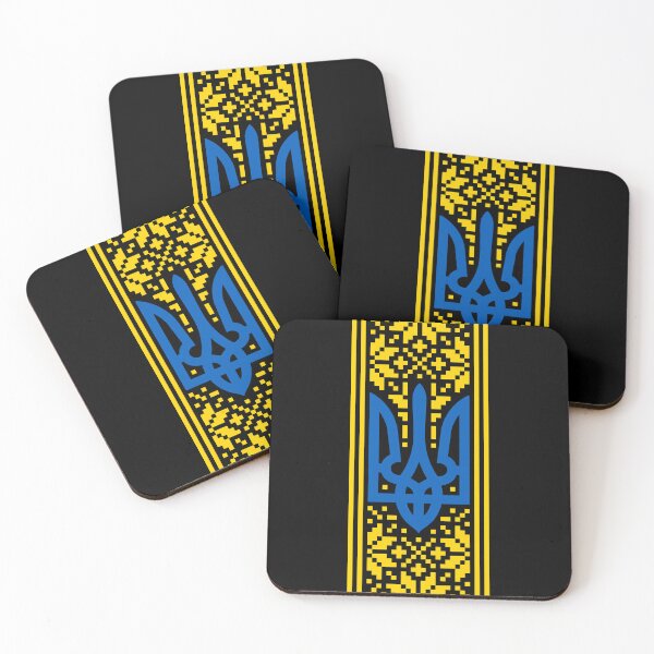 Item preview, Ukraine Trident Emblem of Ukrainian Vyshyvanka Styled designed and sold by lxmag.