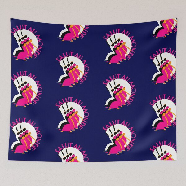 Item preview, Salut au monde vintage dance design designed and sold by thgalleryit.