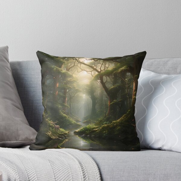 Item preview, The Enchantment of the Forest: A Realistic Portrait of a Magical World Amidst Majestic Trees and Natural Details designed and sold by InsaneLEDP.