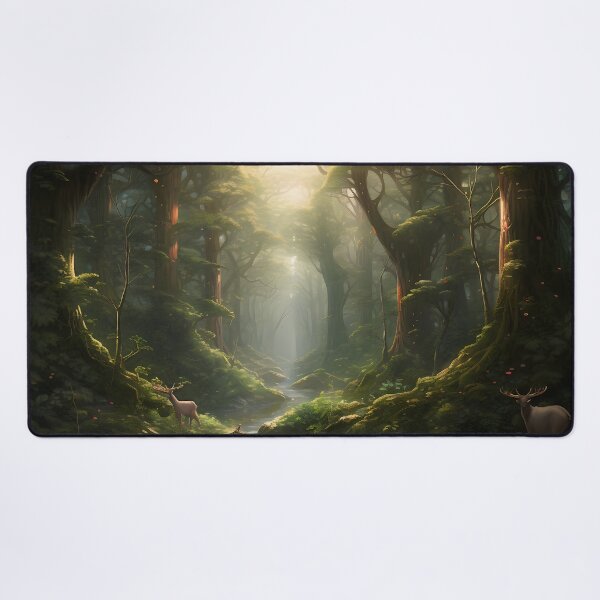 Item preview, The Enchantment of the Forest: A Realistic Portrait of a Magical World Amidst Majestic Trees and Natural Details designed and sold by InsaneLEDP.
