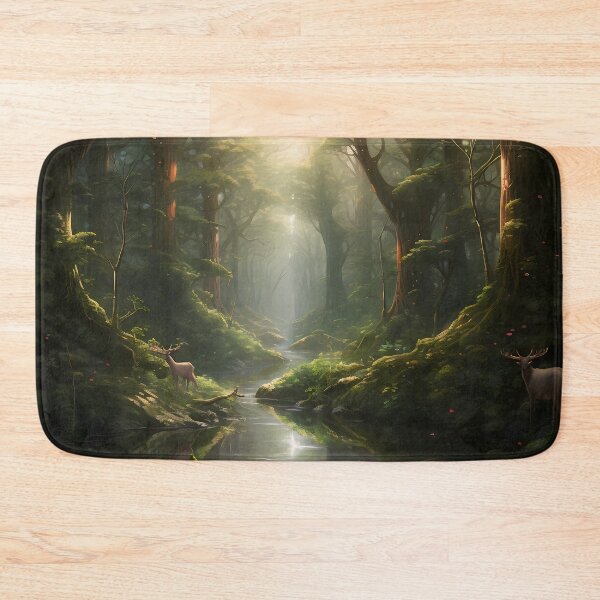 Item preview, The Enchantment of the Forest: A Realistic Portrait of a Magical World Amidst Majestic Trees and Natural Details designed and sold by InsaneLEDP.