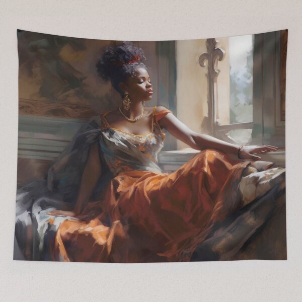 Item preview, An Elegant African Princess Reclining designed and sold by Good Candy.