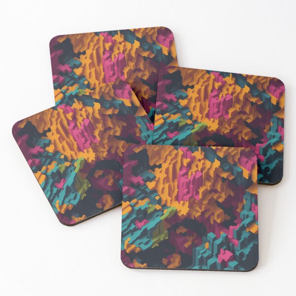 Item preview, Colorful Distortion: Holographic Glitch Digital Print designed and sold by safine7374.