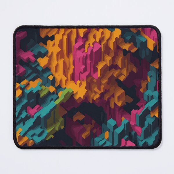 Item preview, Colorful Distortion: Holographic Glitch Digital Print designed and sold by safine7374.