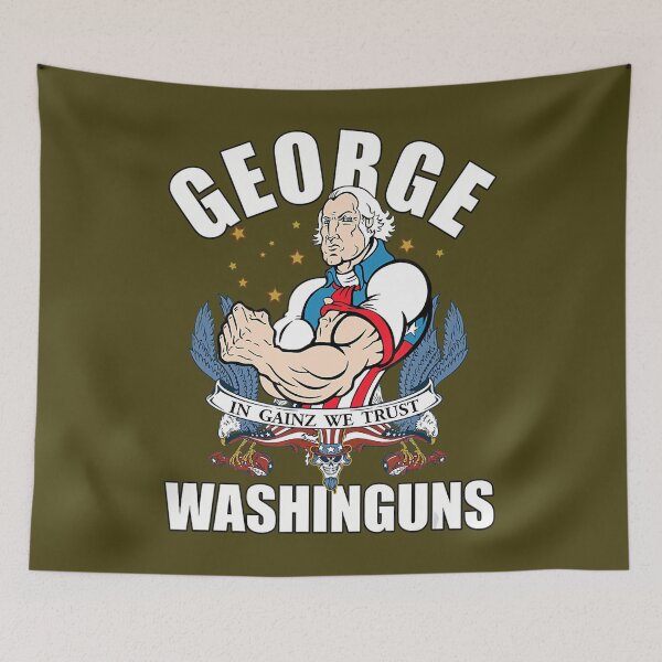 Item preview, George Washinguns Funny Patriotic Gainz Workout 		 designed and sold by wnpqfwmrl28.