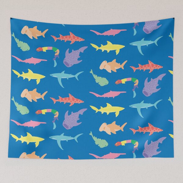 Item preview, Rainbow Sharks designed and sold by CeltArt.