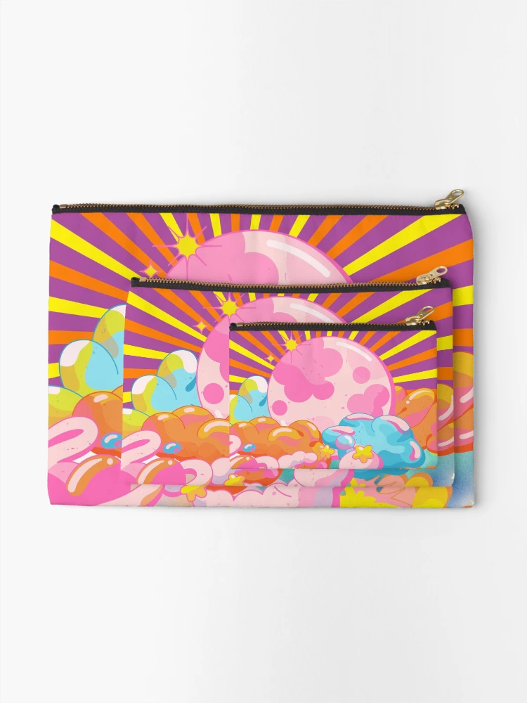 Thumbnail 2 of 4, Zipper Pouch, Groovy Sunset designed and sold by ReeReeDesigns.