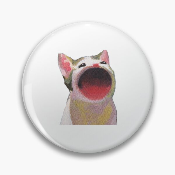 Item preview, POP CAT SCREAMING  designed and sold by TruchaDesigns.
